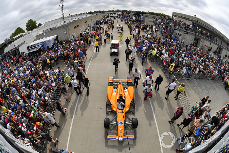 Fernando Alonso, Andretti Autosport Honda Gasoline Alley