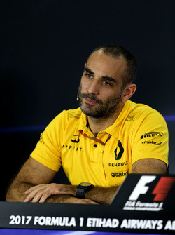 Cyril Abiteboul, Managing Director Renault Sport F1 nella conferenza stampa