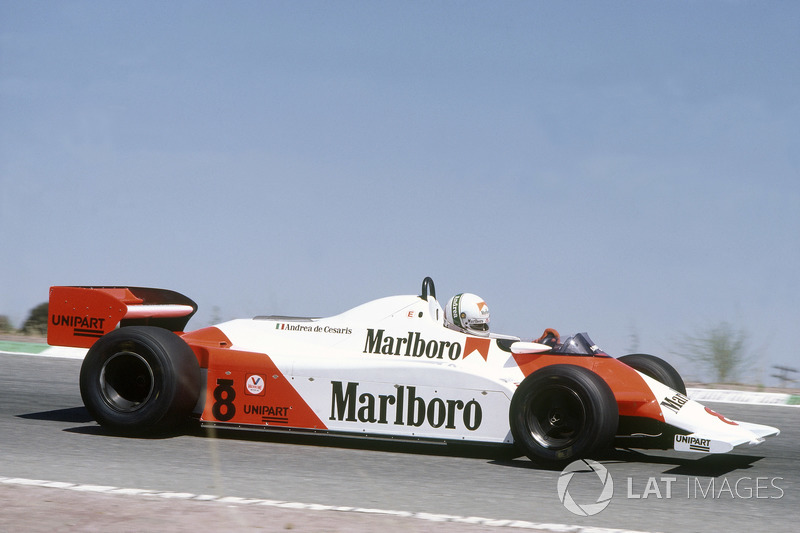 Andrea de Cesaris, McLaren MP4/1-Ford Cosworth