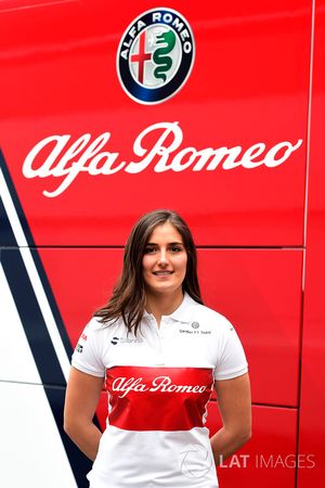 Tatiana Calderon, Alfa Romeo Sauber F1 Team Test Driver