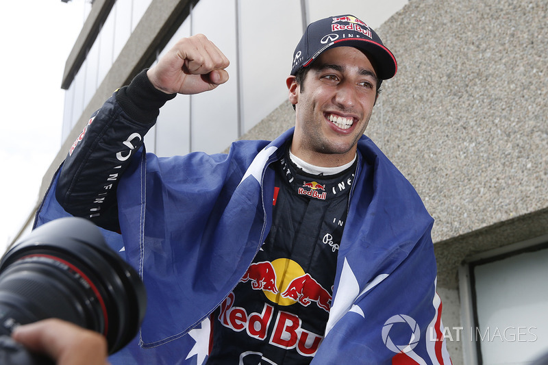 Yarış galibi Daniel Ricciardo, Red Bull Racing