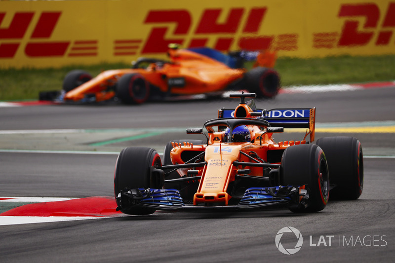 Fernando Alonso, McLaren MCL33, Stoffel Vandoorne, McLaren