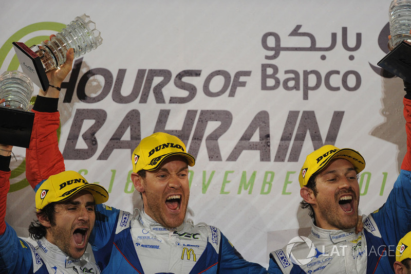 LMP2 first place #31 Vaillante Rebellion ORECA 07-Gibson: Julien Canal, Nicolas Prost, Bruno Senna