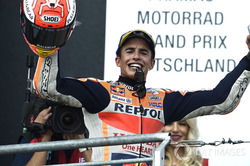 Podium: race winner Marc Marquez, Repsol Honda Team