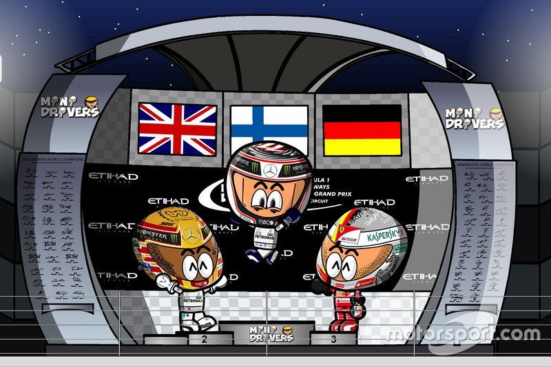 El GP de Abu Dhabi 2017 de F1 según Los MiniDrivers