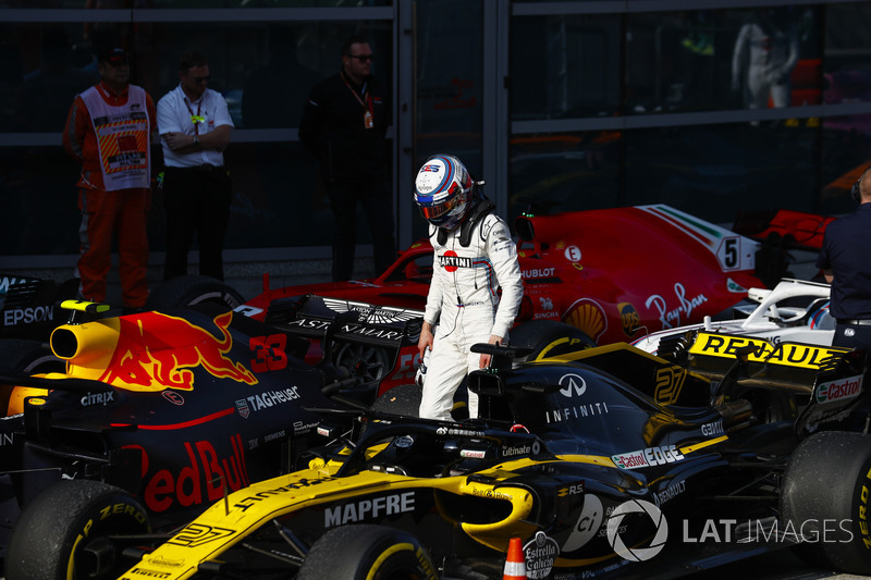 Sergey Sirotkin, Williams Racing, in Parc Ferme