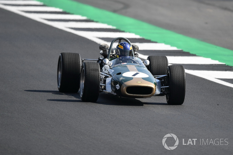 Lotus Ford 49 at Silverstone 70th Anniversary Parade