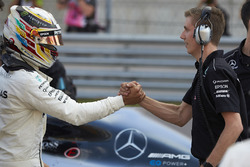 Polesitter Lewis Hamilton, Mercedes AMG F1, viert
