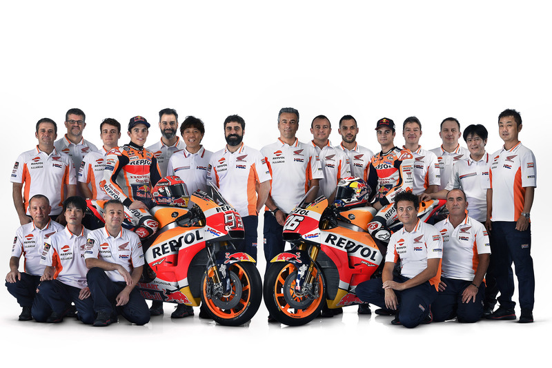 Dani Pedrosa ve Marc Marquez, Repsol Honda Team takım ile