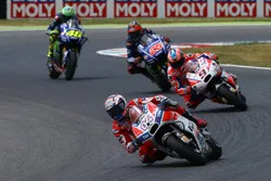 Andrea Dovizioso, Ducati Team; Danilo Petrucci, Pramac Racing; Maverick Viñales, Yamaha Factory Raci