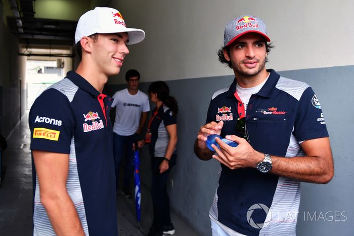 Pierre Gasly, Scuderia Toro Rosso e Carlos Sainz Jr., Scuderia Toro Rosso