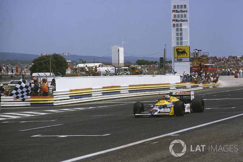 16º Nigel Mansell, Williams FW11B, Le Castellet 1987. Tiempo: 1:06.454