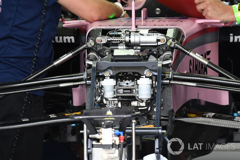 Передня підвіска та шасі Sahara Force India VJM10