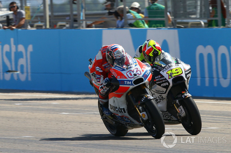 Andrea Dovizioso et Álvaro Bautista