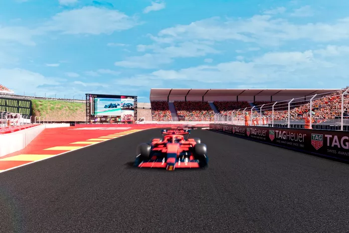 Renderización del circuito Madring