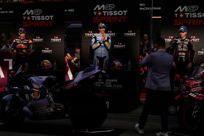 Педро Акоста, Red Bull KTM Factory Racing, Марко Безсекки, Aprilia Racing, Алекс Маркес, Gresini Racing