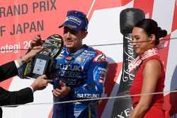 Podium: tercero, Maverick Viñales, Team Suzuki Ecstar MotoGP