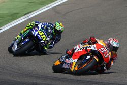 Marc Marquez, Repsol Honda Team, Valentino Rossi, Yamaha Factory Racing