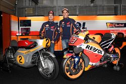 Dani Pedrosa, Repsol Honda Team, Marc Márquez, Repsol Honda Team con la Honda RC181 y la Honda RC213V