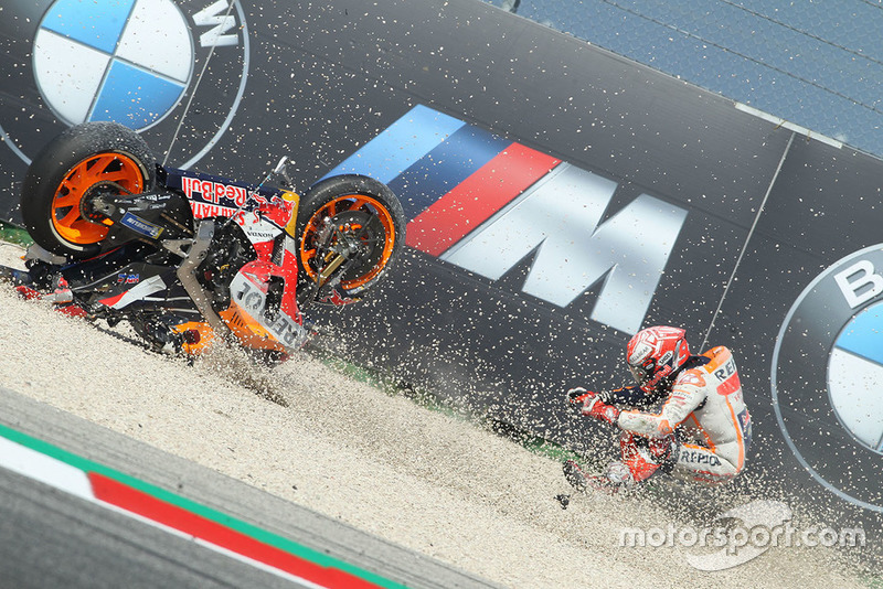 Sturz: Marc Marquez, Repsol Honda Team