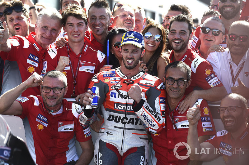 Переможець Андреа Довіціозо, Ducati Team