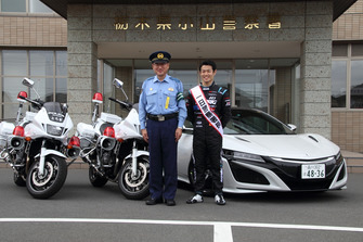 山本尚貴、1日警察署長イベント(栃木県小山警察署)