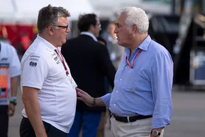 Otmar Szafnauer, Racing Point Force India Teambaas en Lawrence Stroll, Racing Point Force India Teameigenaar