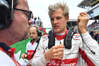 Marcus Ericsson, Alfa Romeo Sauber F1 Team sur la grille