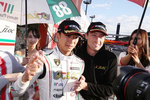 GT300 pole sitter: #88 JLOC Lamborghini Huracan GT3: Marco Mapelli, Kazuki Hiramine
