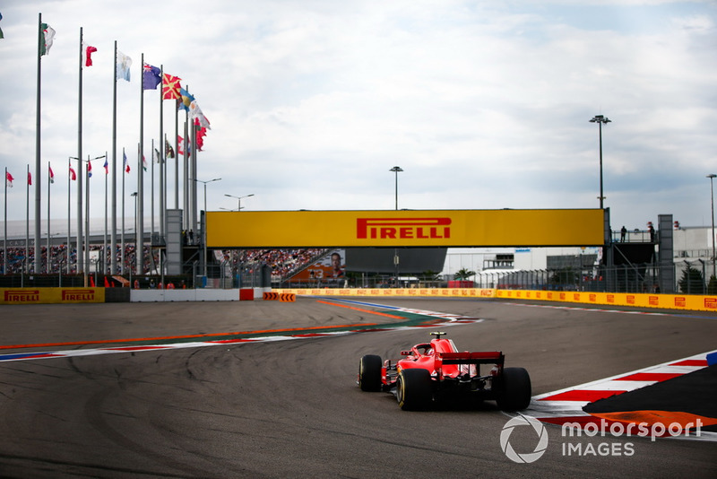 Raikkonen wordt op de hoogte gehouden van de strategie