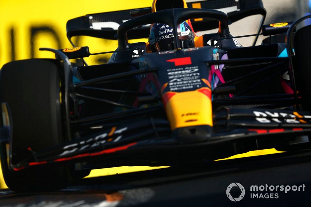 Max Verstappen, en acción el viernes en el GP de Miami de F1.