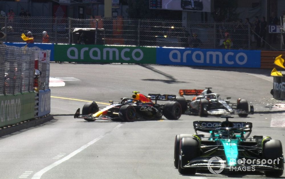 Sergio Pérez, accidente GP de Mónaco