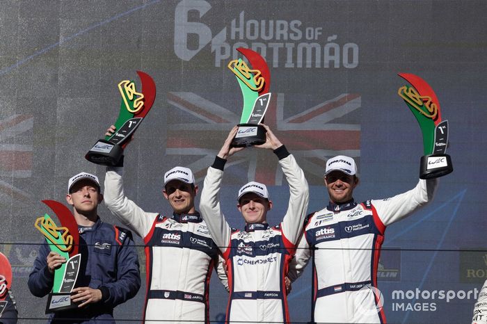 Podio: #23 United Autosports Oreca 07 - Gibson: Joshua Pierson, Giedo Van der Garde, Oliver Jarvis