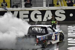 Race winner John Hunter Nemechek, Kyle Busch Motorsports, Toyota Tundra