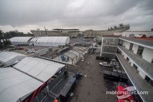 Preparativos para la F1 en el Autódromo Hermanos Rodríguez
