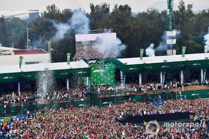 La ceremonia del podio