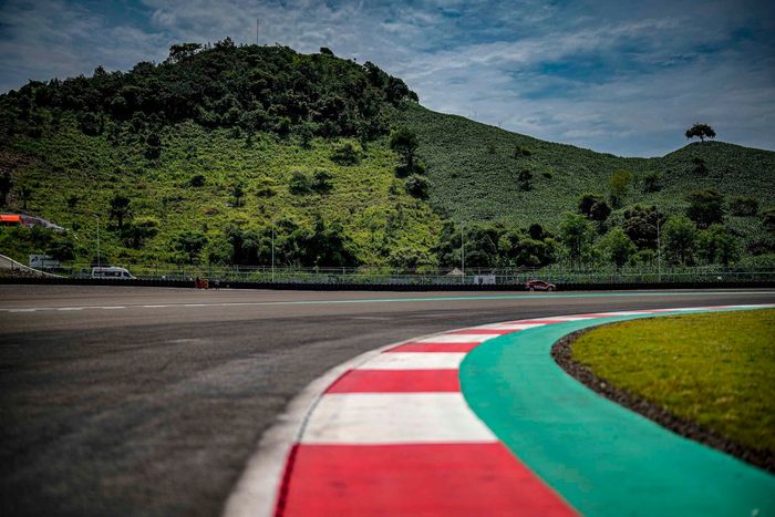 Aspectos de la pista de Mandalika