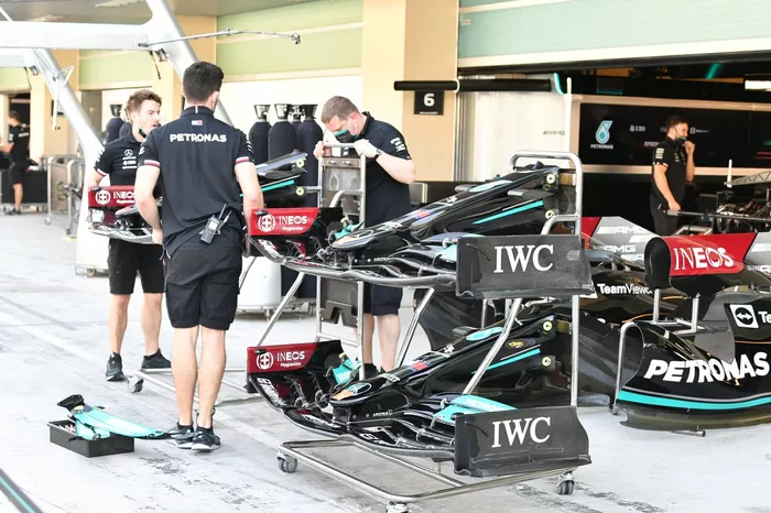 Alerón delantero del Mercedes AMG W12