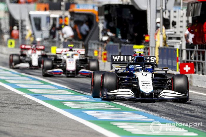Nicholas Latifi, Williams FW43B, Mick Schumacher, Haas VF-21