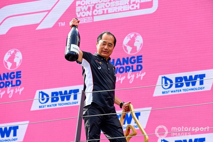 Podio: Toyoharu Tanabe, Director técnico F1 Honda