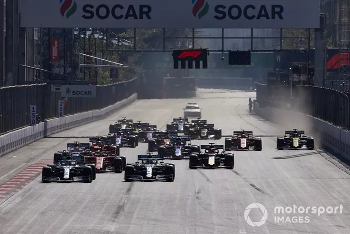 Valtteri Bottas, Mercedes AMG W10, Lewis Hamilton, Mercedes AMG F1 W10, Sebastian Vettel, Ferrari SF90, Sergio Perez, Racing Point RP19, Max Verstappen, Red Bull Racing RB15