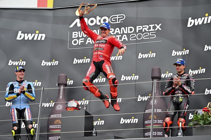 Fermin Aldeguer, Gresini Racing, Marco Bezzecchi, Aprilia Racing, Marc Marquez, Ducati Team