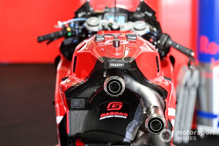 Detalle de la moto Gas gas