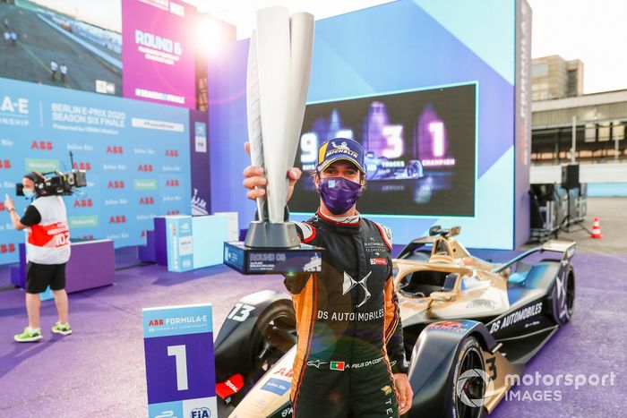 Podio: ganador de la carrera Antonio Felix da Costa, DS Techeetah