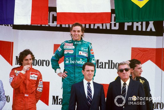10. Gerhard Berger-Alain Prost-Ayrton Senna: 7