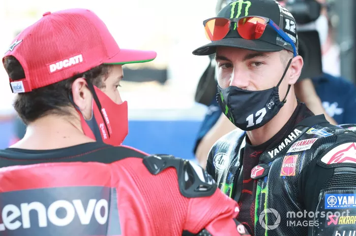 Andrea Dovizioso, Ducati Team, Maverick Vinales, Yamaha Factory Racing