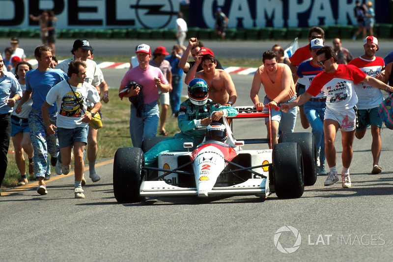 Gerhard Berger, McLaren MP4/6, Ivan Capelli