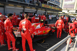 The car of Sebastian Vettel, Ferrari SF70H