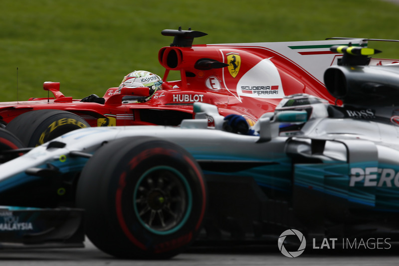 Sebastian Vettel escalou todo o grid, tentando amenizar o prejuízo de ter largado em último.