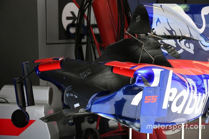 Chasis y Aero-detalle de Carlos Sainz Jr., Scuderia Toro Rosso STR12